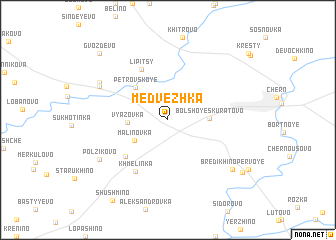 map of Medvezhka