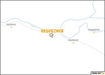 map of Medvezhka