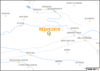 map of Medvezhʼye