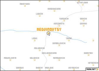 map of Medvinovtsy