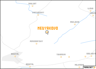 map of Medyakovo