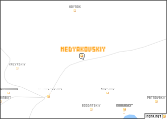 map of Medyakovskiy