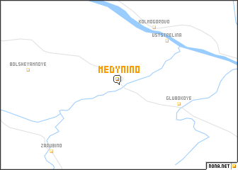 map of Medynino