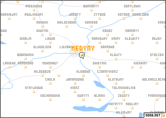 map of Medyny