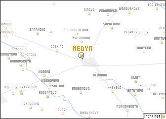 map of Medyn\