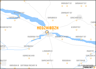 map of Medzhibozh
