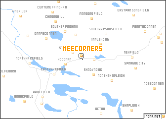 map of Mee Corners