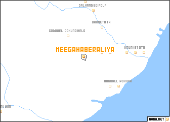 map of Meegaha Beraliya