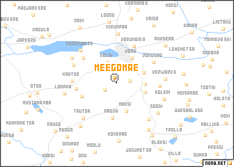 map of Meegomäe