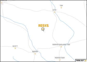 map of Meeks