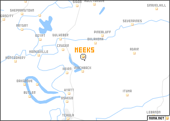 map of Meeks