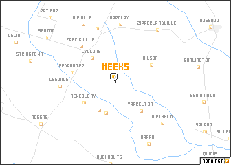 map of Meeks