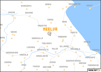 map of Meelva