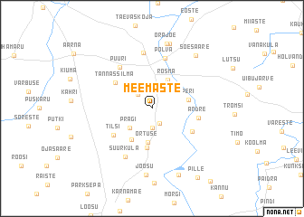 map of Meemaste