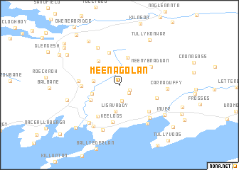 map of Meenagolan