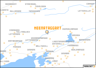 map of Meenataggart