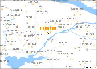 map of Meeneen
