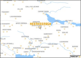 map of Meenkeeragh