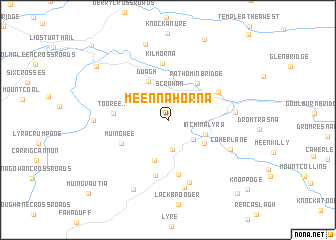 map of Meennahorna