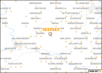 map of Meensen