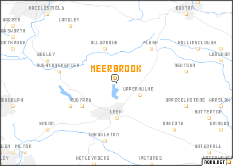 map of Meerbrook