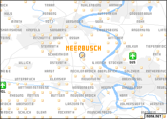 map of Meerbusch