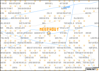 map of Meerhout