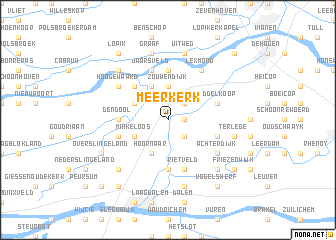 map of Meerkerk