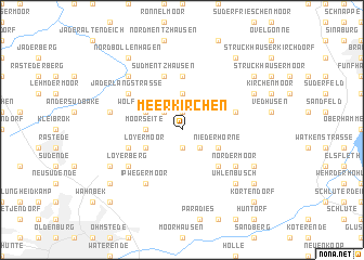 map of Meerkirchen