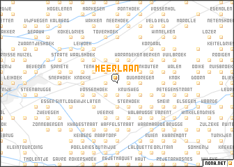 map of Meerlaan