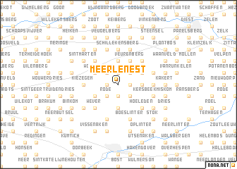 map of Meerlenest