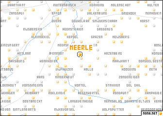 map of Meerle