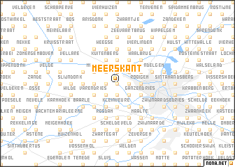 map of Meerskant