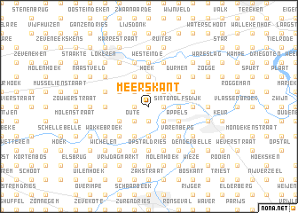 map of Meerskant