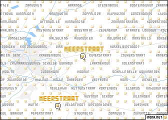 map of Meerstraat
