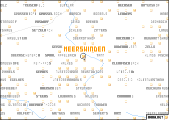 map of Meerswinden