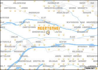 map of Meertenwei