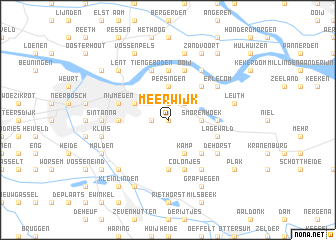 map of Meerwijk