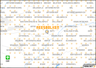 map of Meesbalken