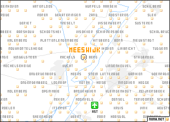 map of Meeswijk