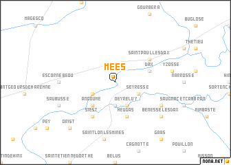 map of Mées