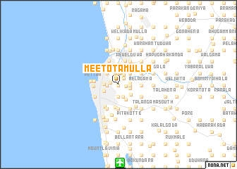 map of Meetotamulla