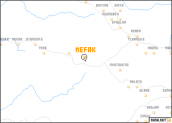 map of Méfak