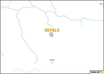 map of Mefalk