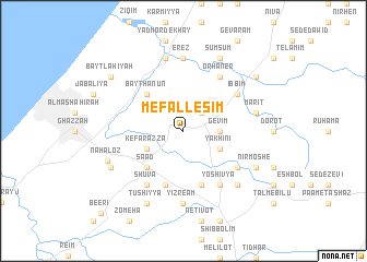 map of Mefallesim
