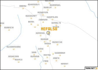map of Mefalso