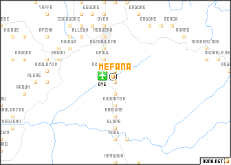 map of Mefana