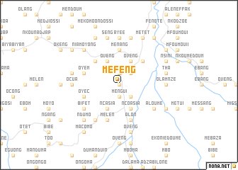 map of Mefeng