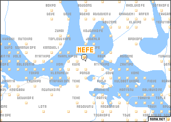 map of Mefe
