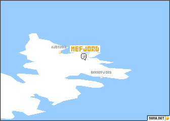 map of Mefjord